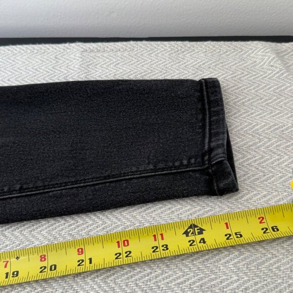 Curve Appeal Jeans Womens 8/28 Black Comfort Waistband Mid Rise Stretch Denim - Picture 12 of 14